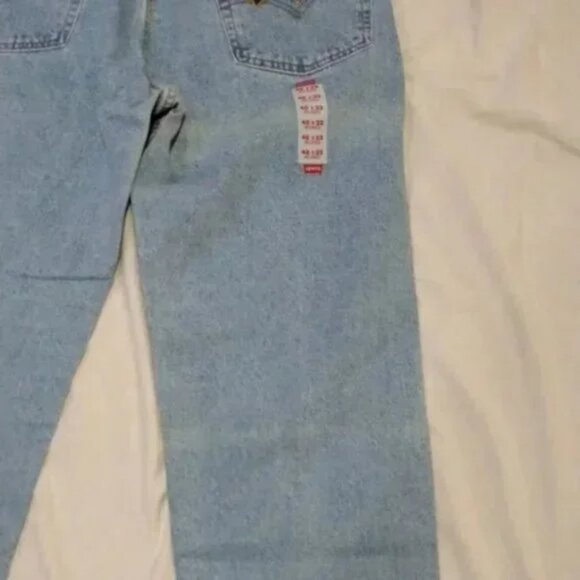 Vintage Levi's 555 Jeans 1995 Relaxed Fit Straight Leg Fits Over Boot Size 40 - Picture 7 of 12